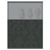 Le Jacquard Français Tabliers Et Torchons Torchon En Coton Argente 60 X 80