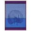 Le Jacquard Français Tabliers Et Torchons Torchon En Coton Azur 60 X 80
