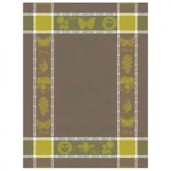 Le Jacquard Français Tabliers Et Torchons Torchon En Coton Bergamote 60 X 80