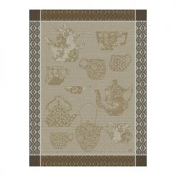 Le Jacquard Français Tabliers Et Torchons Torchon En Coton Blanc 60 X 80