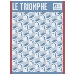 Le Jacquard Français Tabliers Et Torchons Torchon En Coton Bleu 60 X 80