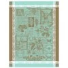 Le Jacquard Français Tabliers Et Torchons Torchon En Coton Chardon 60 X 80