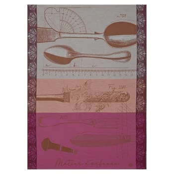 Le Jacquard Français Tabliers Et Torchons Torchon En Coton Amethyste 60 X 80 2 Le Jacquard Français Tabliers Et Torchons Torchon En Coton Amethyste 60 X 80 – Image 2