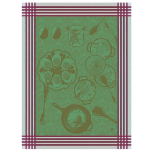 Le Jacquard Français Tabliers Et Torchons Torchon En Coton Emeraude 60 X 80 1 Le Jacquard Français Tabliers Et Torchons Torchon En Coton Emeraude 60 X 80