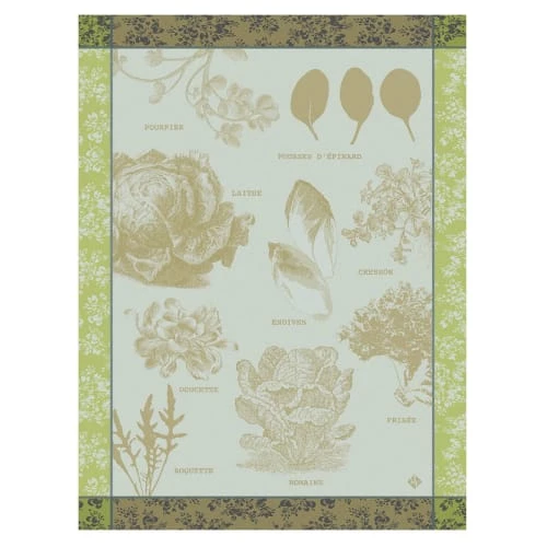 Le Jacquard Français Tabliers Et Torchons Torchon En Coton Endive 60 X 80 1 Le Jacquard Français Tabliers Et Torchons Torchon En Coton Endive 60 X 80