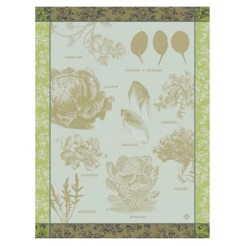 Le Jacquard Français Tabliers Et Torchons Torchon En Coton Endive 60 X 80 3 Le Jacquard Français Tabliers Et Torchons Torchon En Coton Endive 60 X 80 – Image 3
