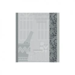 Le Jacquard Français Tabliers Et Torchons Torchon En Coton Gris 80x60