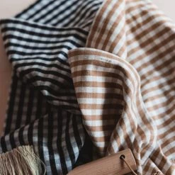 Gabrielle Paris Tabliers Et Torchons Torchon En Coton Imprimé Vichy Camel 45x70 -Tabliers et torchons Soldes torchon en coton imprime vichy camel 45x70 4