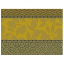 Le Jacquard Français Tabliers Et Torchons Torchon En Coton Jaune 60 X 80