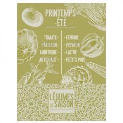 Le Jacquard Français Tabliers Et Torchons Torchon En Coton Laitue 60 X 80