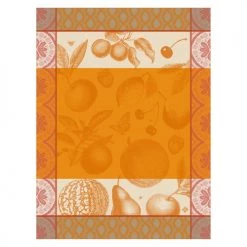 Le Jacquard Français Tabliers Et Torchons Torchon En Coton Melon 60 X 80