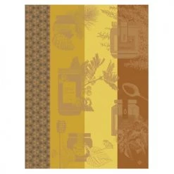 Le Jacquard Français Tabliers Et Torchons Torchon En Coton Miel 60 X 80