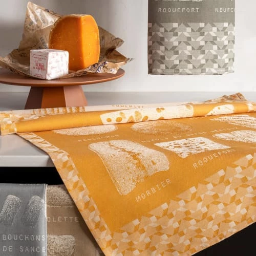 Le Jacquard Français Tabliers Et Torchons Torchon En Coton Mimolette 60 X 80 2 Le Jacquard Français Tabliers Et Torchons Torchon En Coton Mimolette 60 X 80 – Image 2