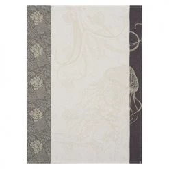 Le Jacquard Français Tabliers Et Torchons Torchon En Coton Nacre 60 X 80