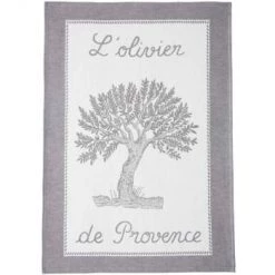 Coucke Tabliers Et Torchons Torchon En Coton Vert 50x75 -Tabliers et torchons Soldes torchon en coton noir 50x75 4