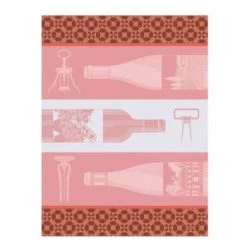 Le Jacquard Français Tabliers Et Torchons Torchon En Coton Rouge 60 X 80 -Tabliers et torchons Soldes torchon en coton rose 60 x 80