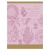 Le Jacquard Français Tabliers Et Torchons Torchon En Coton Rose 60 X 80