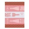 Le Jacquard Français Tabliers Et Torchons Torchon En Coton Rose 60 X 80