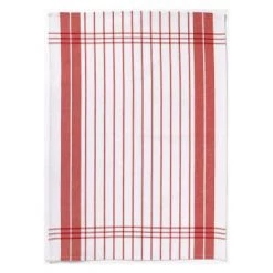 Winkler Tabliers Et Torchons Torchon En Coton Noir 50 X 70 -Tabliers et torchons Soldes torchon en coton rouge 50 x 70 2