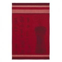 Coucke Tabliers Et Torchons Torchon En Coton Rouge 50x75