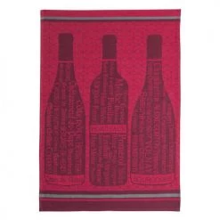 Coucke Tabliers Et Torchons Torchon En Coton Rouge 50x75