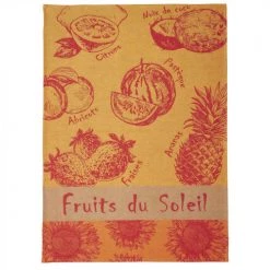 Coucke Tabliers Et Torchons Torchon En Coton Rouge 50x75