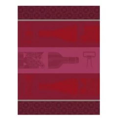 Le Jacquard Français Tabliers Et Torchons Torchon En Coton Rose 60 X 80 -Tabliers et torchons Soldes torchon en coton rouge 60 x 80 14