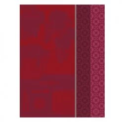 Le Jacquard Français Tabliers Et Torchons Torchon En Coton Rouge 60 X 80