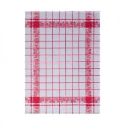Le Jacquard Français Tabliers Et Torchons Torchon En Coton Rouge 60 X 80