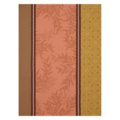 Le Jacquard Français Tabliers Et Torchons Torchon En Coton Olive 60 X 80 -Tabliers et torchons Soldes torchon en coton tuile 60 x 80 3