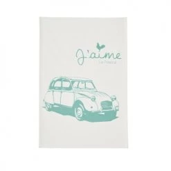 Coucke Tabliers Et Torchons Torchon En Coton Turquoise 50x75