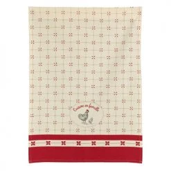 Winkler Tabliers Et Torchons Torchon En Famille En Coton Ivoire 70 X 50