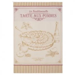 Coucke Tabliers Et Torchons Torchon En Jacquard De Coton Beige 50x75