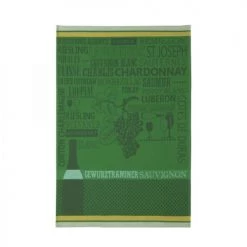 Coucke Tabliers Et Torchons Torchon En Jacquard De Coton Bleu 50x75