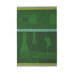 Coucke Tabliers Et Torchons Torchon En Jacquard De Coton Bleu 50x75