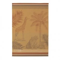 Coucke Tabliers Et Torchons Torchon En Jacquard De Coton Jaune 50x75