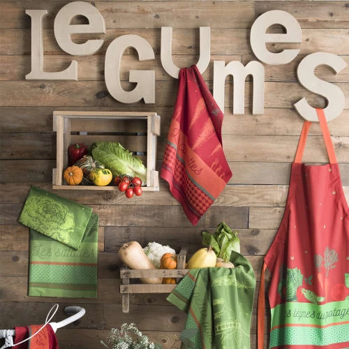 Coucke Tabliers Et Torchons Torchon En Jacquard De Coton Orange 50x75 2 Coucke Tabliers Et Torchons Torchon En Jacquard De Coton Orange 50x75 – Image 2