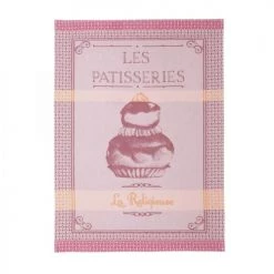 Coucke Tabliers Et Torchons Torchon En Jacquard De Coton Rose 50x75