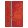 Coucke Tabliers Et Torchons Torchon En Jacquard De Coton Rouge 50x75