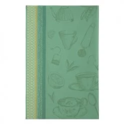 Coucke Tabliers Et Torchons Torchon En Jacquard De Coton Vert 50x75