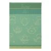 Coucke Tabliers Et Torchons Torchon En Jacquard De Coton Vert 50x75