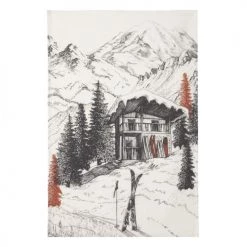 Coucke Tabliers Et Torchons Torchon En Lin Blanc Et Noir 50x75