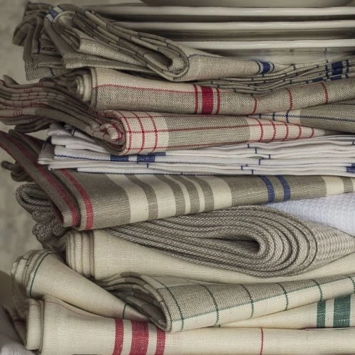 Coucke Tabliers Et Torchons Torchon En Lin Et Coton Rouge 50x75 2 Coucke Tabliers Et Torchons Torchon En Lin Et Coton Rouge 50x75 – Image 2