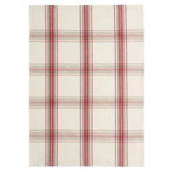 Coucke Tabliers Et Torchons Torchon En Lin Et Coton Rouge 50x75