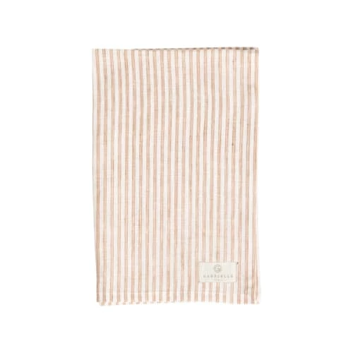 Gabrielle Paris Tabliers Et Torchons Torchon En Lin Lavé Fines Rayures Beige/blanc 45x70 1 Gabrielle Paris Tabliers Et Torchons Torchon En Lin Lavé Fines Rayures Beige/blanc 45x70
