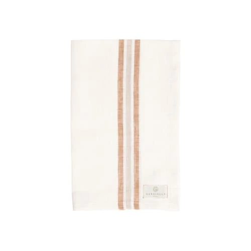 Gabrielle Paris Tabliers Et Torchons Torchon En Lin Lavé Larges Rayures Beige/blanc 45x70 1 Gabrielle Paris Tabliers Et Torchons Torchon En Lin Lavé Larges Rayures Beige/blanc 45x70