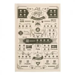 Winkler Tabliers Et Torchons Torchon Les Années De Mariage En Coton écru 48 X 72