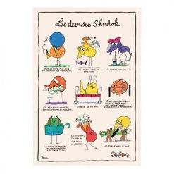 Winkler Tabliers Et Torchons Torchon Les Devises En Coton écru 48 X 72