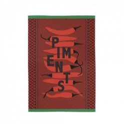 Maison Jean-Vier Tabliers Et Torchons Torchon Rouge 50x70 Cm
