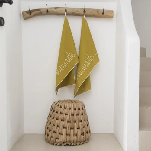 Febronie Tabliers Et Torchons Torchon (set De 2) En Coton 50x75 Jaune Zest 2 Febronie Tabliers Et Torchons Torchon (set De 2) En Coton 50x75 Jaune Zest – Image 2